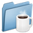 Blue Coffee Icon 48x48 png